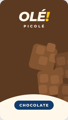 Picolé de chocolate OLÉ! — embalagem oficial